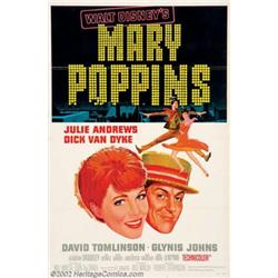 Mary Poppins (Buena Vista, 1964). One Sheet (27" X 41"). Near Mint.  Important notice: We expect...