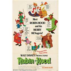 Robin Hood (Buena Vista, 1971). One Sheets (27" X 41") (2). Both the advance and the regular one...