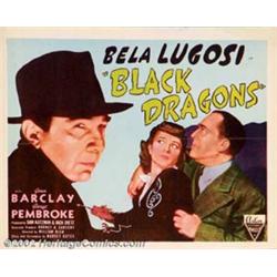 Black Dragons (Monogram, R-1940s). Half Sheet (22" X 28"). Folded/Very Fine.  Important notice: W...