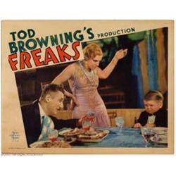 Freaks (MGM, 1932). Lobby Card (11" X 14"). This film, which actually used circus sideshow "freak...