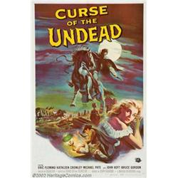 Curse of the Undead (Universal International, 1959). One Sheet (27" X 41"). The first horror west...