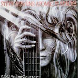 Steve Stevens and the Atomic Playboys (Warner Brothers, 1989). Record Promotional Poster (36  X 3...