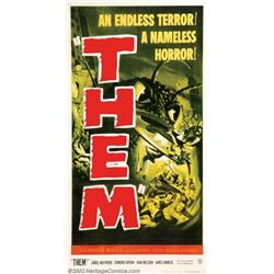 Them (Warner Brothers, 1954). Three Sheet (41" X 81") This is certainly one of the seminal films...