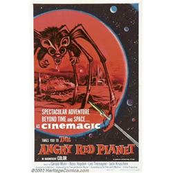 The Angry Red Planet (American International, 1960). One Sheet (27" X 41"). A classic, campy sci-...