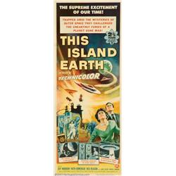 This Island Earth (Universal, 1955). Insert (14" X 36"). Very Fine+ on Linen.  Important notice:...