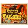 Image 1 : Beginning of the End (Republic, 1957). Title Lobby Card (11" X 14"). One of the classics of atomi...