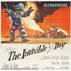 The Invisible Boy (MGM, 1957). Six Sheet (81" X 81"). Although sci-fi movies specialized in alien...