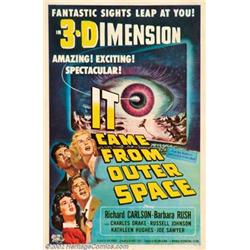 It Came From Outer Space (Universal 1953). One Sheet (27" X 41"). With the development of 3-D, th...