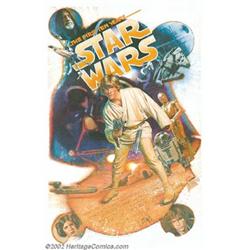 Star Wars (20th Century Fox, 1987). Poster (27" X 41") On the tenth anniversary of the release of...