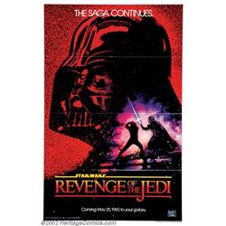 Revenge of the Jedi (20th Century Fox, 1982). One Sheet (27" X 41") Advance. Here it is, the lege...