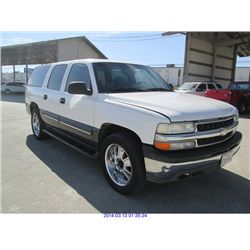 2002 - CHEVROLET SUBURBAN 1500