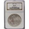 Image 1 : 1881-S NGC MS-64 MORGAN SILVER DOLLAR