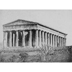 Griechische Tempel, a)-c)