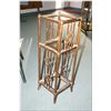 Image 1 : A three tier plant stand with turned spindle decoration
