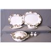 Image 1 : Royal Albert "Celebrations" serving pieces including two graduated serving platters, lidded vegetabl