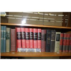 A selection vintage hardcover books including  The Story of 25 Eventful Years in Pictures , several 
