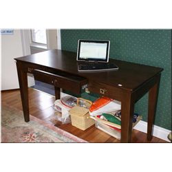 Modern library style computer desk made by  Hooker Furniture 