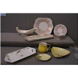 Selection of collectibles including Shelley Hedgerow sandwich plates and cup and saucer, selection o
