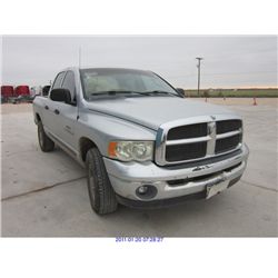 2002 - DODGE RAM 1500//EXPORT//SALVAGE TITLE