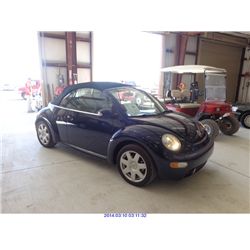 2003 - VOLKSWAGEN BEETLE