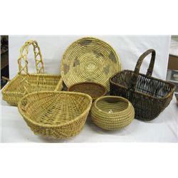 Six Ethnic Assorted Baskets