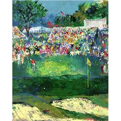 LeRoy Neiman Signed Golf Art Print "Bethpage Black-"