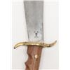 Image 7 : U.S. Hospital Corps. bolo knife with leather scabbard, both in very good + condition; knife dated 19