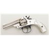 Image 2 : Smith & Wesson top break DA revolver, .32 cal., 3” barrel, nickel finish, pearl grips, #316501 in ov