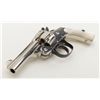Image 3 : Smith & Wesson top break DA revolver, .32 cal., 3” barrel, nickel finish, pearl grips, #316501 in ov