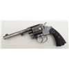 Image 1 : Colt New Service DA revolver, .38 W.C.F. cal., 5-1/2” barrel, blue finish, checkered hard rubber gri