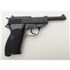 Image 4 : German Walther P-1 DA semi-auto pistol, 9mm cal., 5” barrel, import-marked, re-finished, checked bla
