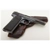 FN Model 1922 semi-auto pistol, 9mm cal., 3-1/2” barrel, blue finish, checkered hard rubber grips, #