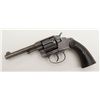 Image 1 : Colt New Police DA revolver, 1900 patent date, .32 cal., 4” barrel, blue finish, checkered hard rubb