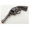 Image 6 : Colt New Police DA revolver, 1900 patent date, .32 cal., 4” barrel, blue finish, checkered hard rubb
