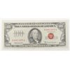 Image 1 : $100 U.S. Red Seal Bank Note, Series 1966A in like uncirculated condition. Est.: $250-$300.