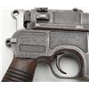 Image 9 : Mauser broom handle Luger in .30 caliber with stepped barrel and Mauser banner along with wooden sto