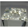 Image 3 : Dazzling Diamond Stud Earrings set with 2 round brilliant cut diamonds weighing 1.10 carats of H-I c