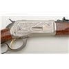 Image 11 : Browning Model 71 Deluxe lever action engraved rifle, .348 cal., 24” round barrel, black finish to b