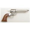 Image 1 : Colt SAA 3rd Generation revolver, .44-40 cal., 5-1/2” barrel, nickel finish, smooth wood grips, #SA9