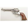 Image 2 : Colt SAA 3rd Generation revolver, .44-40 cal., 5-1/2” barrel, nickel finish, smooth wood grips, #SA9
