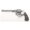 Image 1 : Colt New Service DA revolver, .45 Colt cal., 7-1/2” barrel, blue finish, checkered hard rubber grips