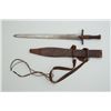 Image 2 : Authentic African tribal sword from ethnic weapons collector. Circa 1890-1930 with scabbard. Est.: $