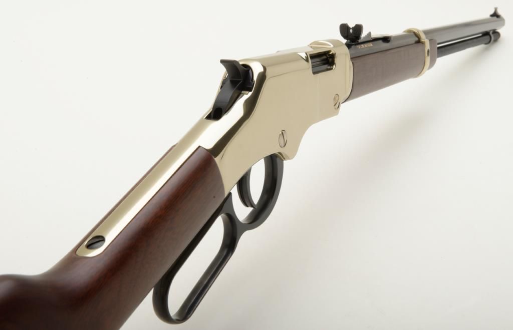 Modern Henry Repeating Arms Golden Boy Model lever action rifle, .22 ...