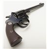 Image 6 : Colt Police Positive Target Model DA revolver, .22 cal., 6” barrel, blue finish, checkered wood meda