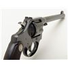 Image 7 : Colt Police Positive Target Model DA revolver, .22 cal., 6” barrel, blue finish, checkered wood meda