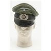Image 3 : Wehrmacht (Army) Nazi era visor cap in good condition. Evidence of slight crushing from "head or ear