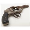 Image 6 : U.S. Revolver Co. DA hammerless revolver, .38 cal., 3-1/4” barrel, nickel finish, checkered hard rub
