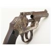 Image 7 : U.S. Revolver Co. DA hammerless revolver, .38 cal., 3-1/4” barrel, nickel finish, checkered hard rub