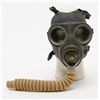Unidentified gas mask probably U.S. or British about World War II era in fair to good condition. Est