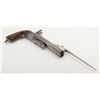 Image 3 : European SxS pinfire folding trigger pistol with folding bayonet, 11mm cal., 4-1/2” octagon barrels,